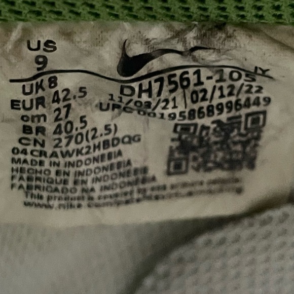 Nike Air Force 1 -Mens size US 9 - Picture 7 of 7